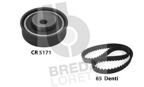 BREDA LORETT paskirstymo diržo komplektas KCD0657